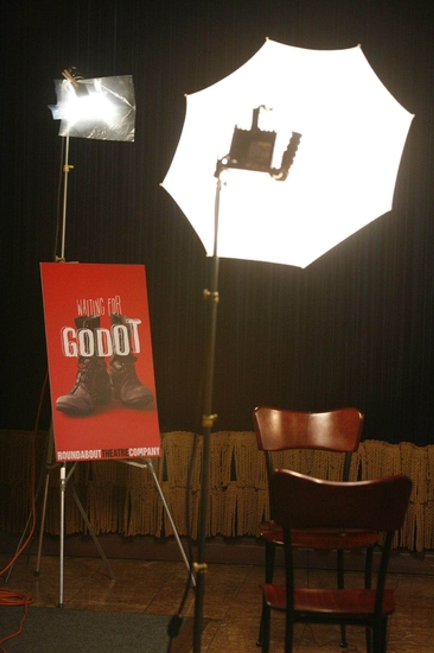 Photo Coverage: 'WAITING FOR GODOT' Meets the Press!  Image