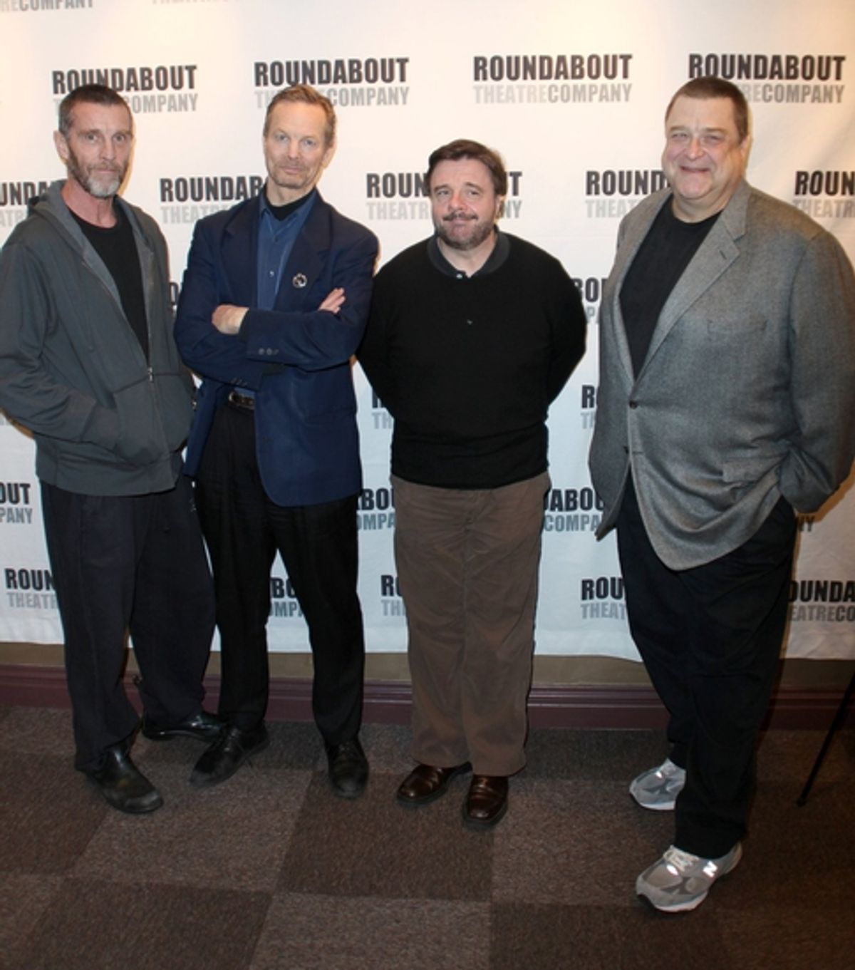 John Glover, Bill Irwin, Nathan Lane and John Goodman at 