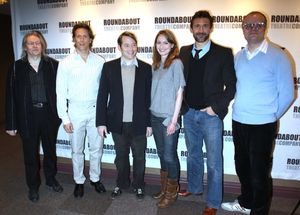 Christopher Hampton, Steven Weber, Anna Madeley Matthew Broderick, Jonathan Cake and  Photo