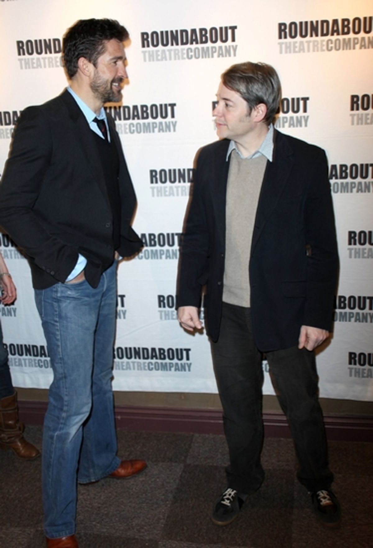 Jonathan Cake and Matthew Broderick at 