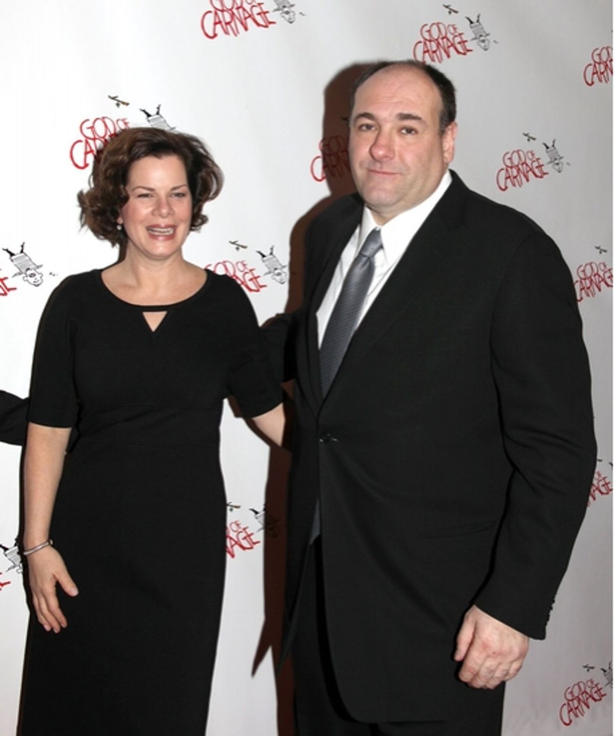 Marcia Gay Harden and James Gandolfini at 