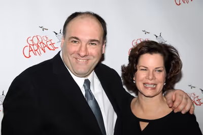 James Gandolfini and Marcia Gay Harden Photo