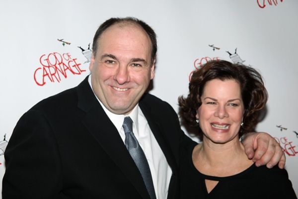 James Gandolfini and Marcia Gay Harden Photo