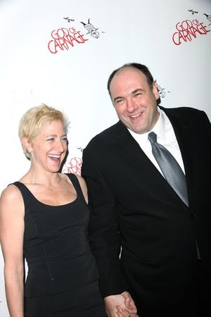 Edie Falco and James Gandolfini Photo