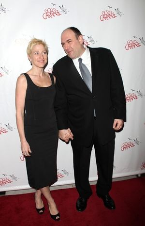 Edie Falco and James Gandolfini Photo