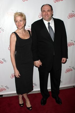 Edie Falco and James Gandolfini Photo