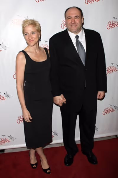 Edie Falco and James Gandolfini Photo