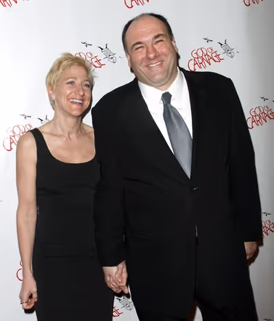 Edie Falco and James Gandolfini Photo