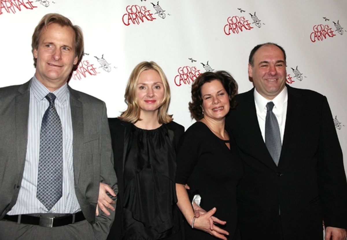 Jeff Daniels, Hope Davis, James Gandolfini and Marcia Gay Harden at 