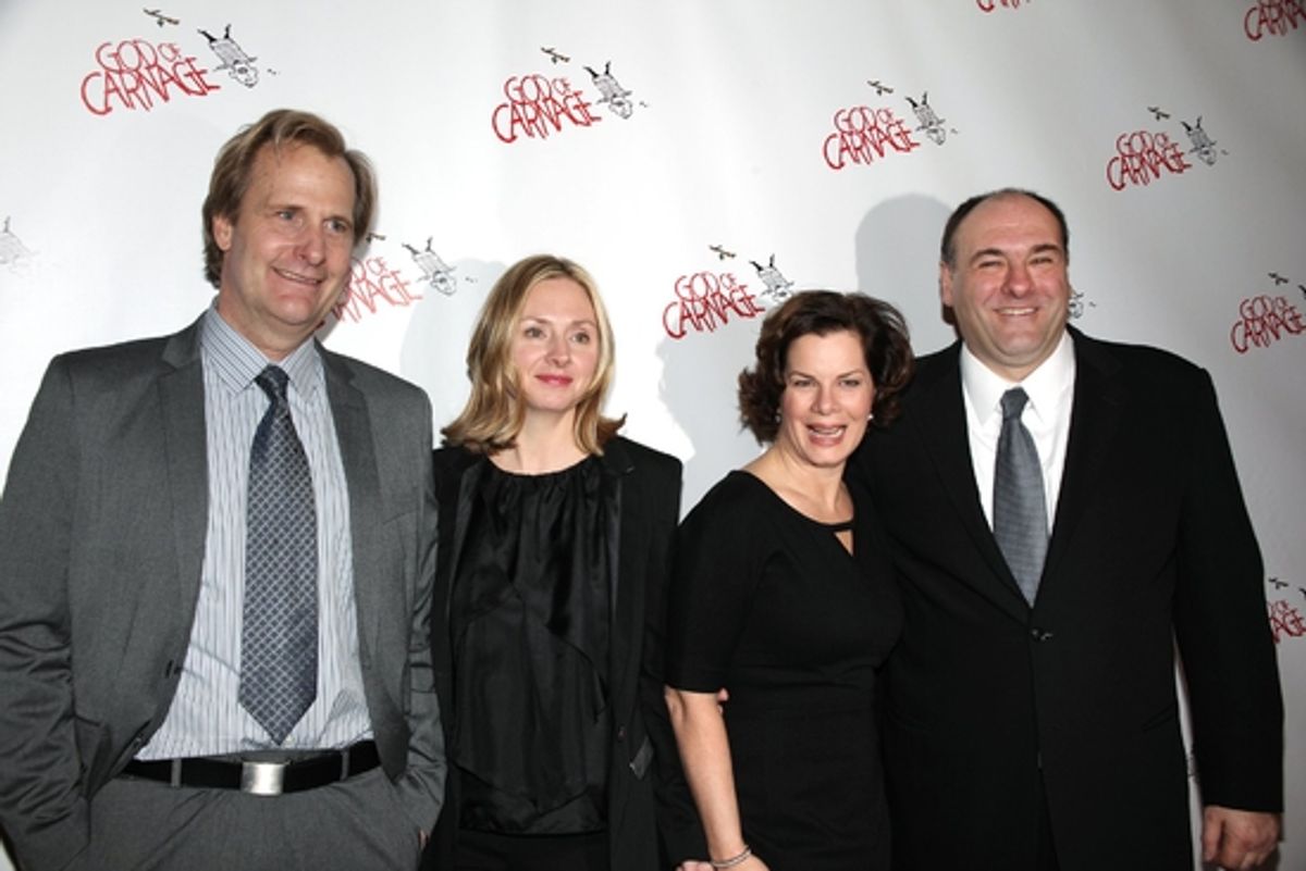 Jeff Daniels, Hope Davis, James Gandolfini and Marcia Gay Harden at 