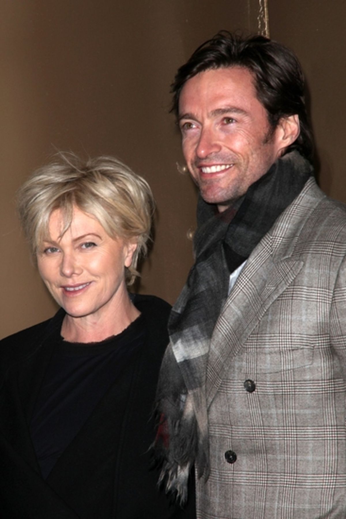 Deborah-Lee Furniss and Hugh Jackman at 