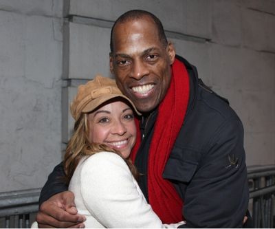 Jennifer Cody (Gypsy Robe Winner-SHREK) & Adrian Bailey

 Photo