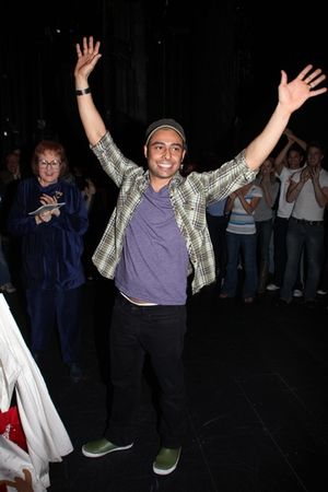 Manuel Herrera wins the Gypsy Robe for West Side Story

 Photo