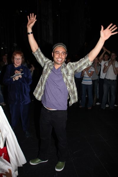 Manuel Herrera wins the Gypsy Robe for West Side Story

 Photo