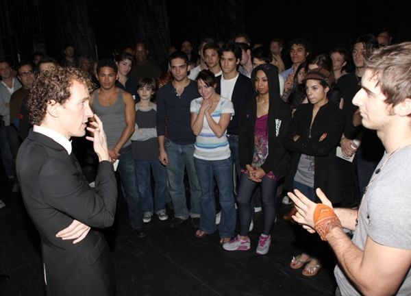 Jeffrey Seller, Cody Green and the West Side Story cast

 Photo