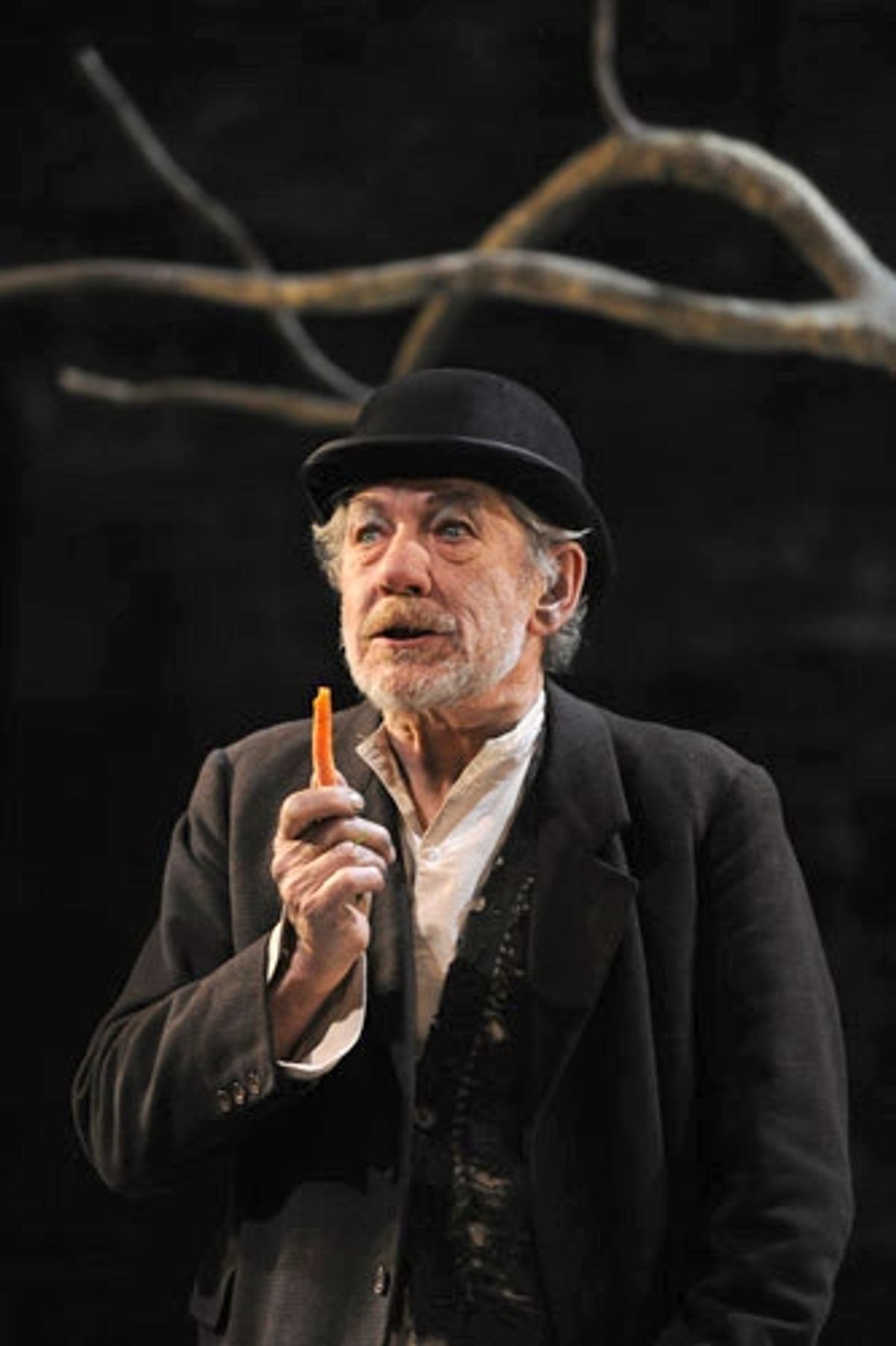 Ian McKellen at McKellen & Stewart Star In Waiting For Godot