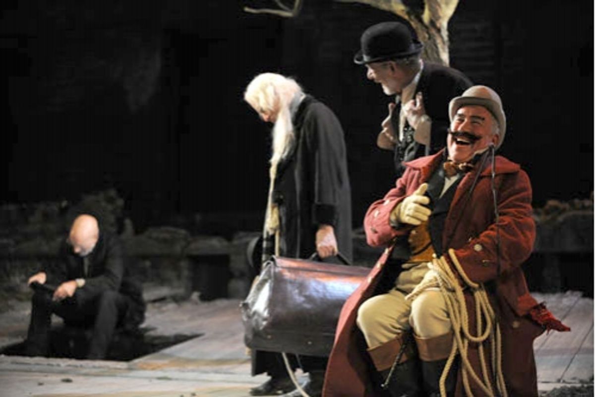 Patrick Stewart, Ian McKellen, Ronald Pickup, and Simon Callow at 