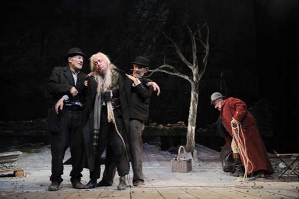 Simon Callow, Ian McKellen, Patrick Stewart, and Ronald Pickup Photo