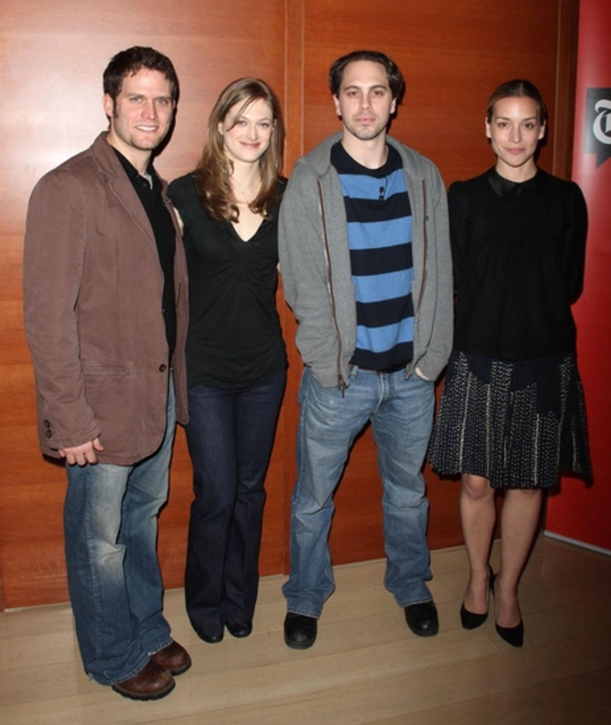Steven Pasquale, Marin Ireland, Thomas Sadoski and Piper Perabo at 