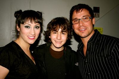 Eden Espinosa, Aaron Simon Gross and Kristoffer Cusick

 Photo