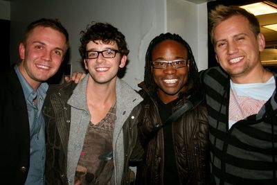 Shane Scheel, Michael Urie, Billy Porter and Chris Isaacson

 Photo