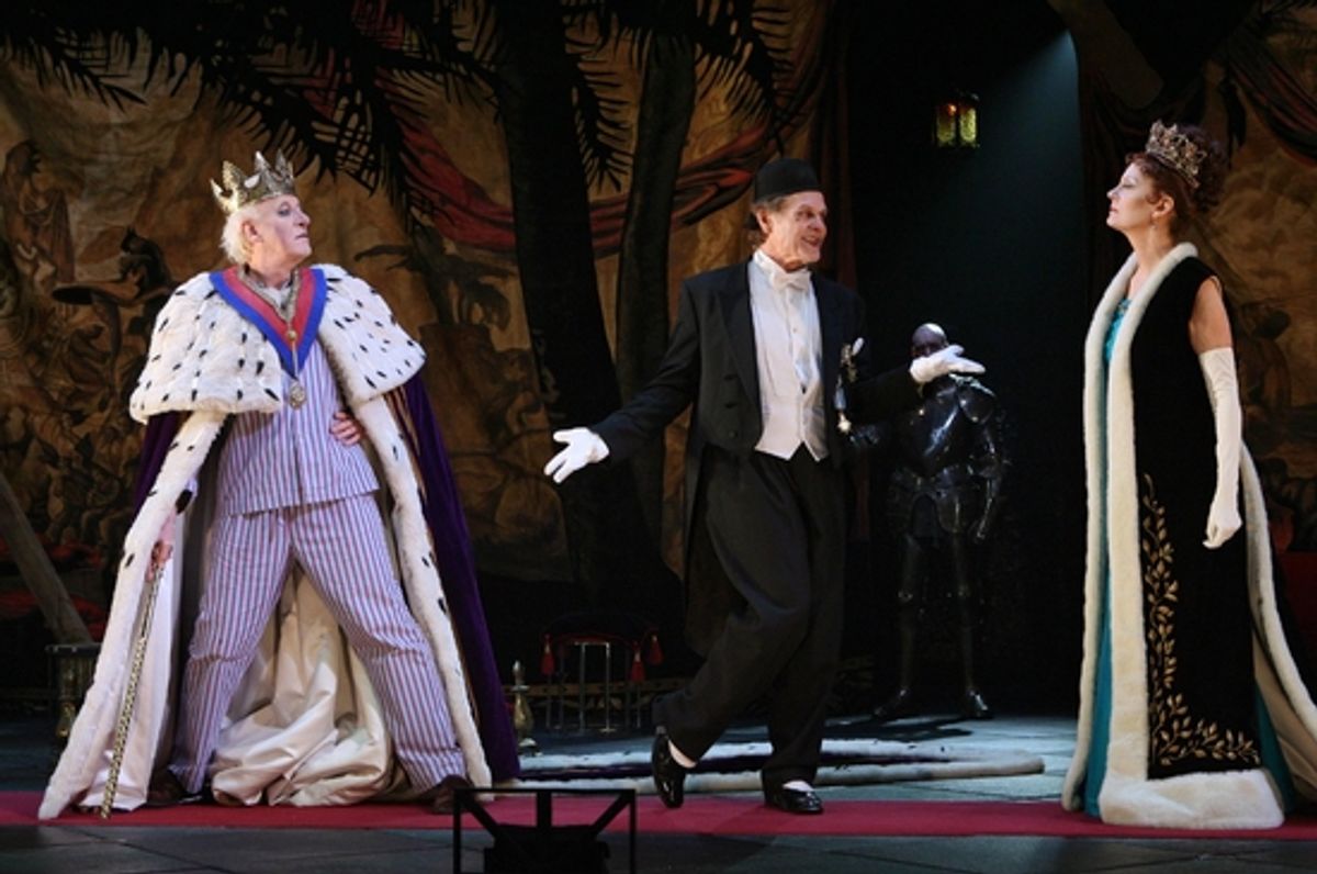 Geoffrey Rush, William Sadler, and Susan Sarandon at 