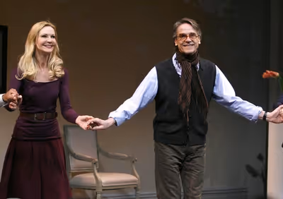 Joan Allen and Jeremy Irons

 Photo