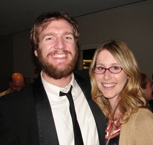 Cliff Chamberlain and his wife @ BroadwayWorld Cliff Chamberlain and his wife Photo