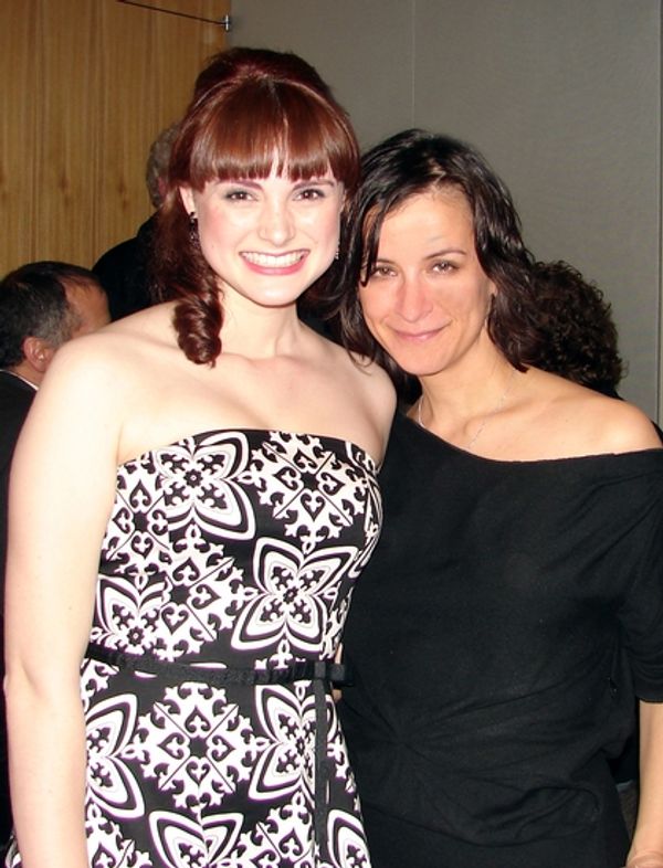 Caitlin Collins and director Anna D. Shapiro Photo