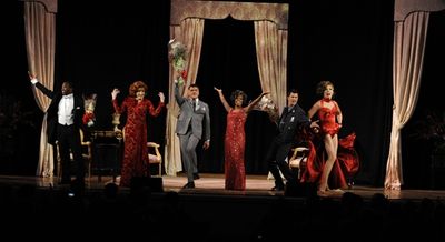 Dashaun Young, Charles Busch, Bryan Batt, Lisa Estridge, Todd Dubail and LYPSINKA
 Photo