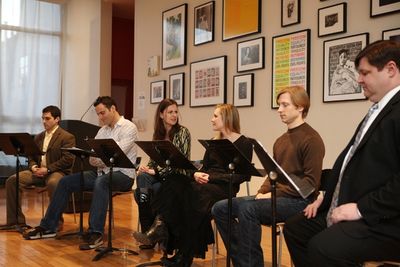 Federico Trigo, Dominic Fumusa, Eleanor Handley, Louisa Krause, Jeremy Beck and Matth Photo