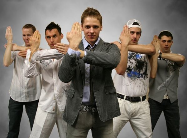 Brendan Cataldo, Nick Cearley, Dick Baker, Bradley Vile and Jonathan Lovitz Photo