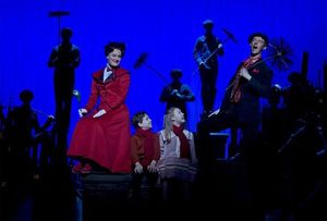 Ashley Brown, Justin Hal, Aida Neitenbach, Gavin Brown, and original national tour co Photo