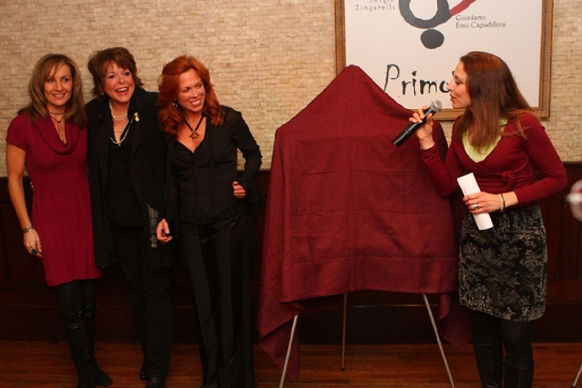 Judy McLane, Gina Ferrall, Carolee Carmello and Valerie Smaldone at 