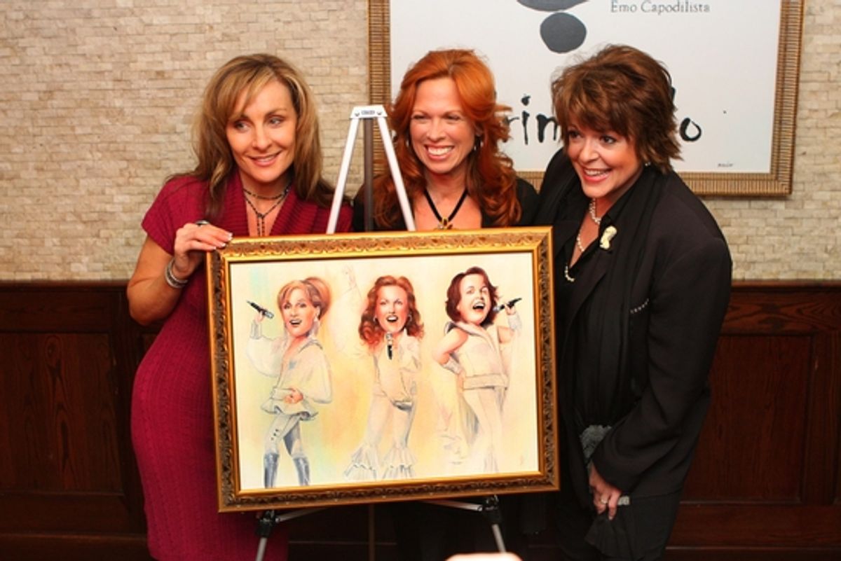 Judy McLane, Carolee Carmello, and Gina Ferrall
 at 