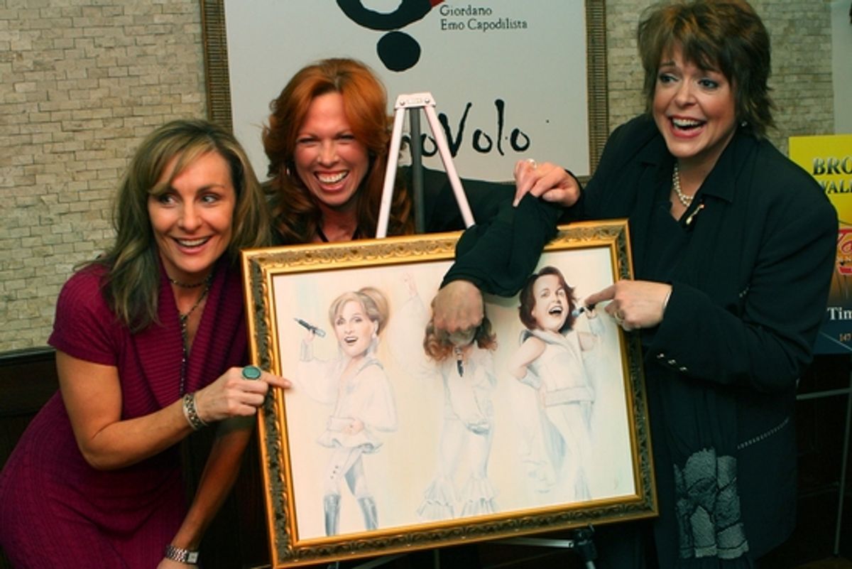 Judy McLane, Carolee Carmello, and Gina Ferrall at 