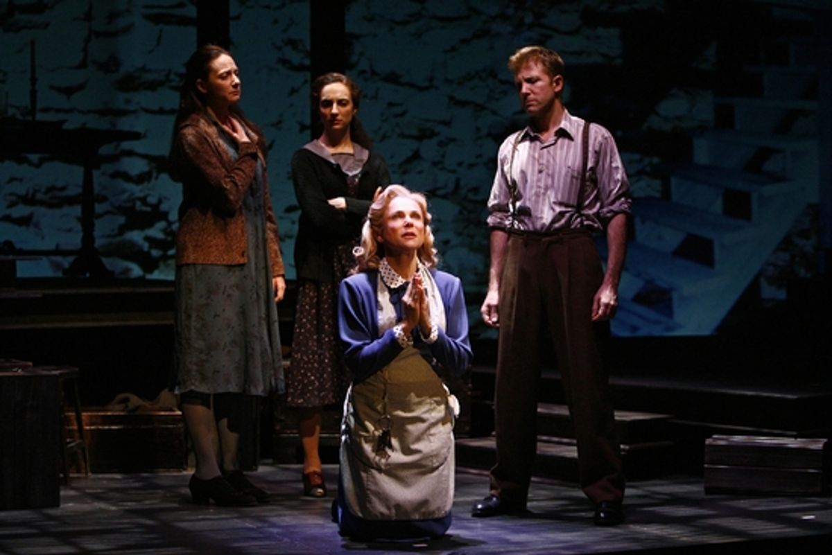 Maja Wampuszyc, Tracee Chimo as, Gene Silvers, and Tovah Feldshuh at 