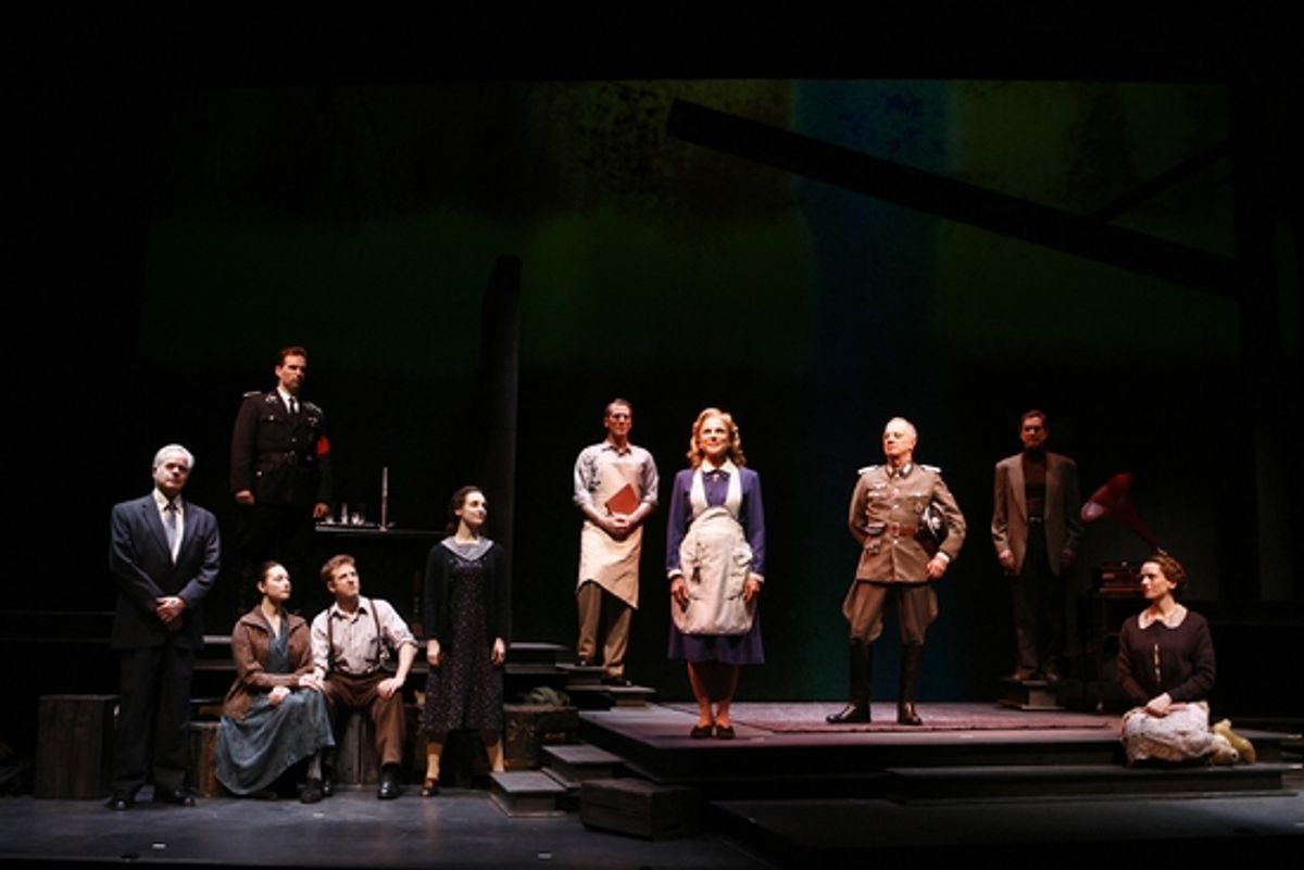 Peter Reznikoff, John Stanisci, Maja Wampuszyc, Gene Silvers, Tracee Chimo, Steven Hauck, Tovah Feldshuh, Thomas Ryan, Scott Klavan, Sandi Carroll at 