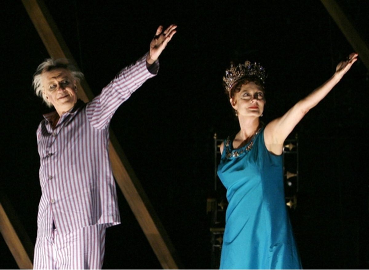 Geoffrey Rush and Susan Sarandon

 at 