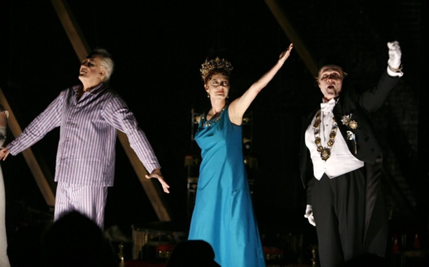 Photo Coverage: EXIT THE KING Curtain Call Photo Coverage: EXIT THE KING Curtain Call Image