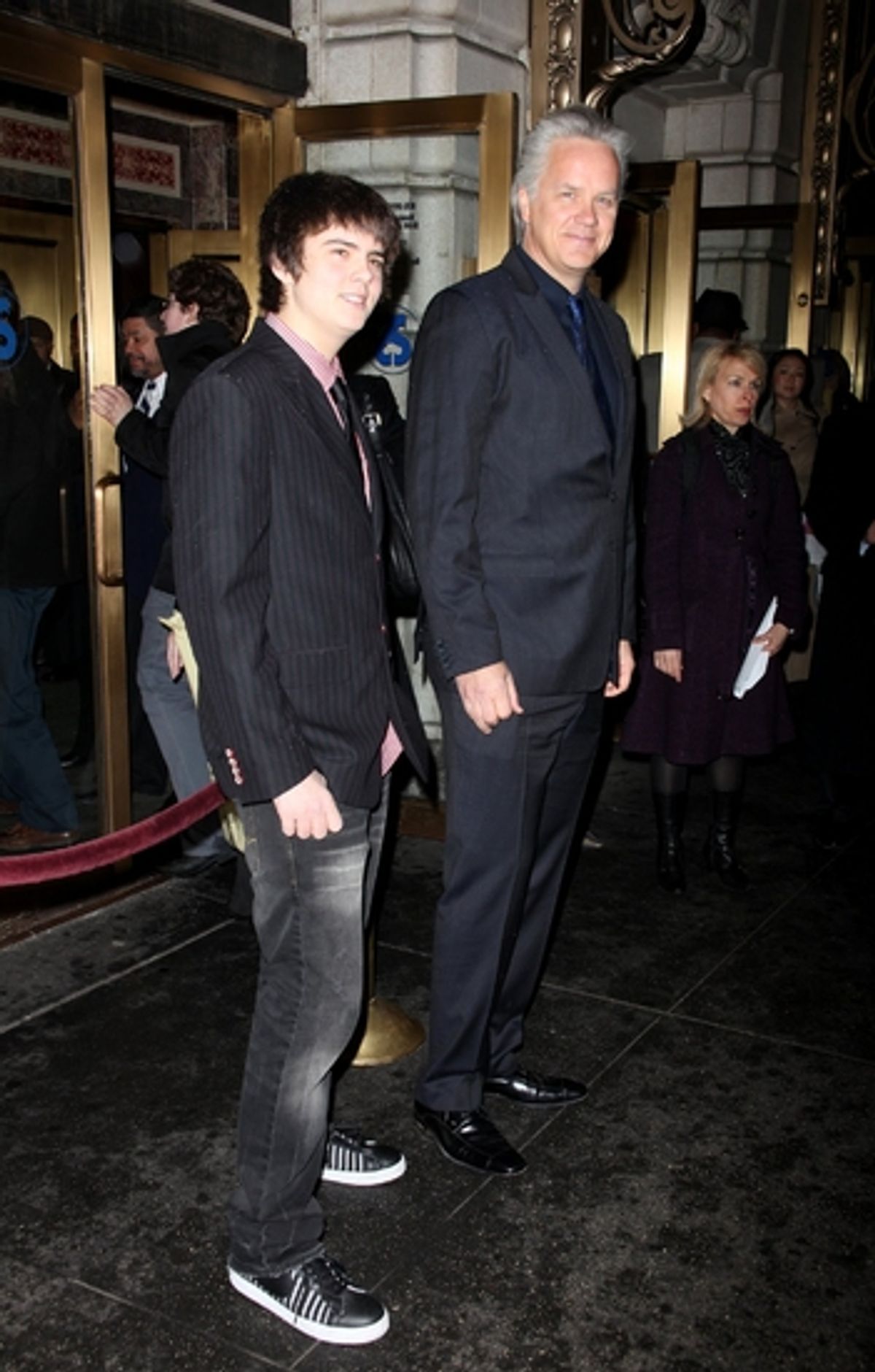 Miles Guthrie and Tim Robbins at 