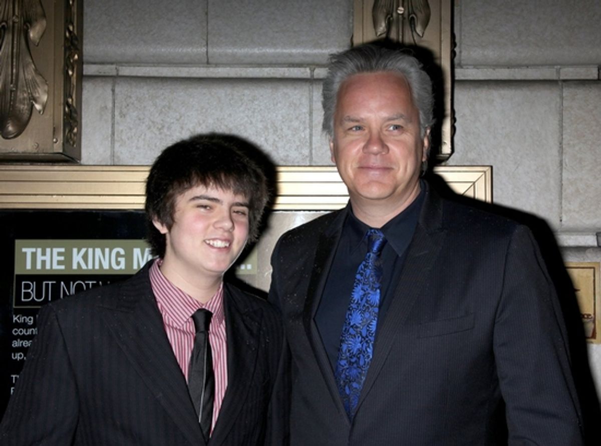 Miles Guthrie and Tim Robbins at 