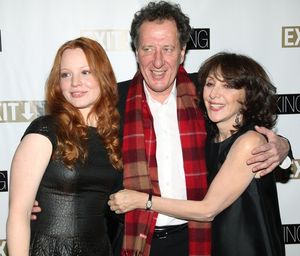 Geoffrey Rush, Lauren Ambrose and Andrea Martin
 Photo
