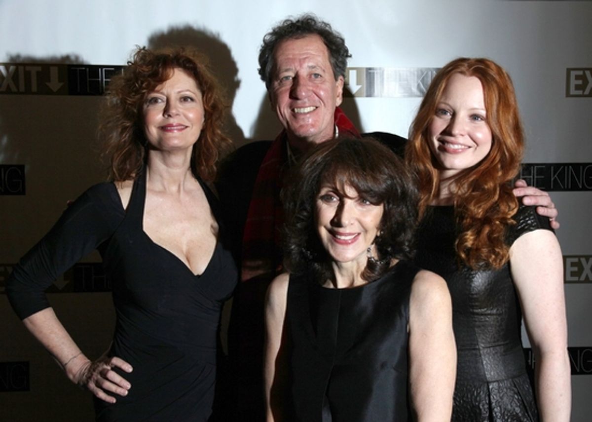 Susan Sarandon, Geoffrey Rush, Lauren Ambrose and Andrea Martin
 at 