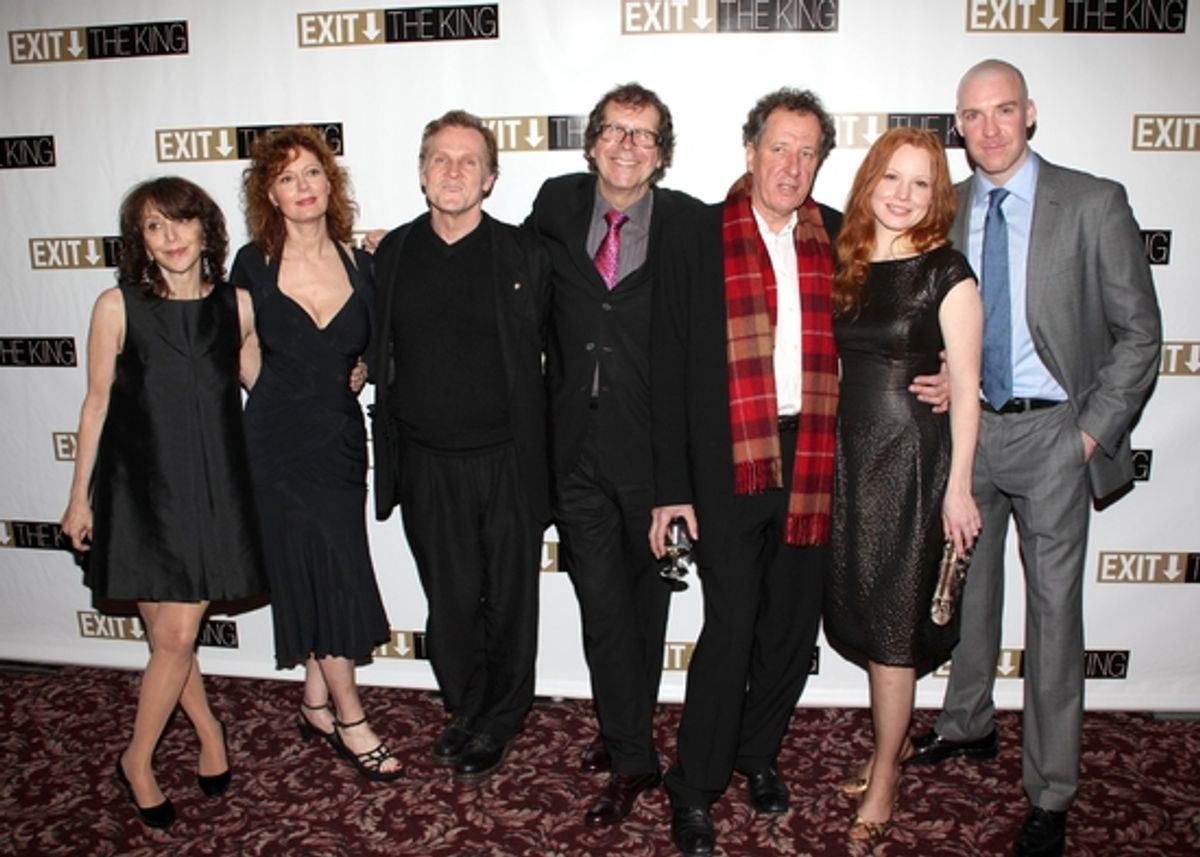 Andrea Martin, Susan Sarandon, William Sadler, Neil Armfield, Geoffrey Rush, Lauren Ambrose and Brian Hutchison
 at 