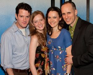 Peter O'Connor, Wrenn Schmidt, Natalia Payne, and Kelly AuCoin @ BroadwayWorld Peter O'Connor, Wrenn Schmidt, Natalia Payne, and Kelly AuCoin Photo