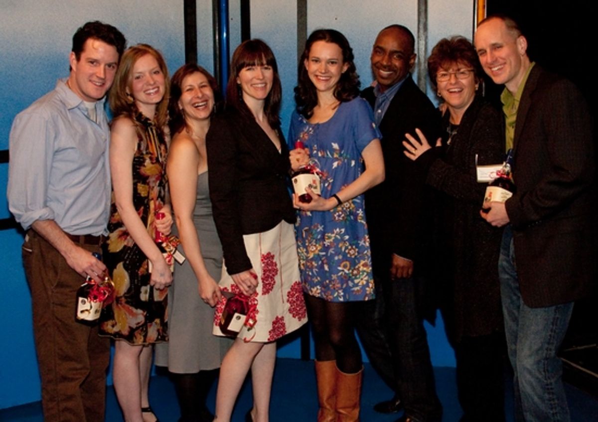 Peter O'Connor, Wrenn Schmidt, Suzanne Agins, Deirdre O'Connor, Natalia Payne, James King, Angelina Fiordellisi and Kelly AuCoin at 