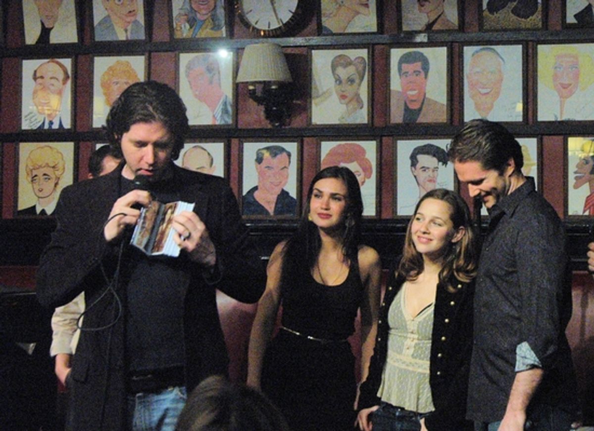 James Barbour, Jessica Grove, and Aaron Ramey at 