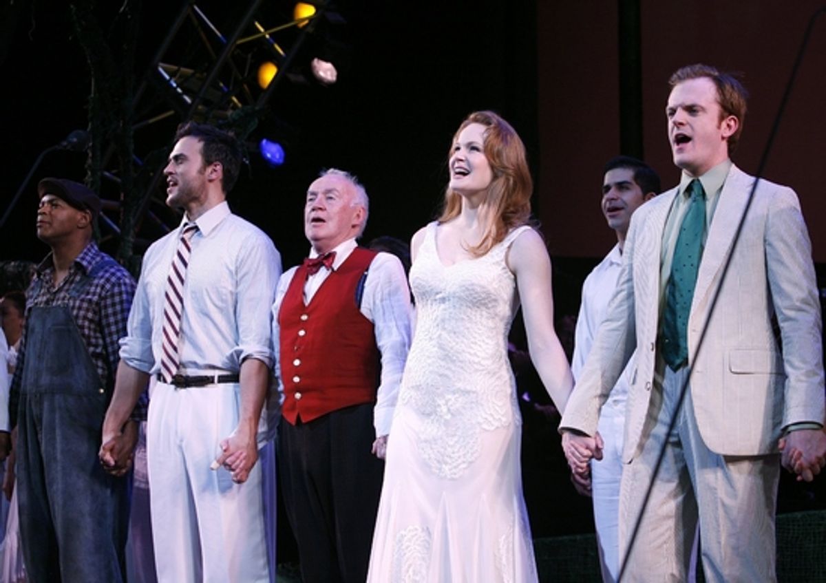 Guy Davis, Cheyenne Jackson, Jim Norton, Kate Baldwin and Jeremy Bobb

 at 