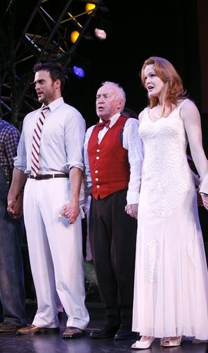 Cheyenne Jackson, Jim Norton and Kate Baldwin

 Photo